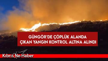 Çöplük alanda çıkan yangın kontrol altına alındı
