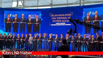 Yeni Ercan Havalimanı Törenle Açıldı