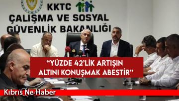 Serdaroğlu: “Yüzde 42’lik artışın altını konuşmak abestir”