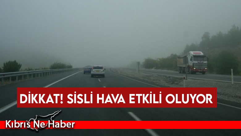 Polis uyardı: Bazı bölgelerde sis etkili oluyor…