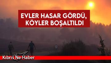 Çanakkale’de orman yangınına müdahale sürüyor: Evler hasar gördü, köyler boşaltıldı