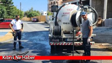Girne Belediyesi kanalizasyon hatlarında temizlik ve bakım çalışmaları başlattı