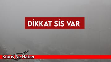 Lefkoşa-Güzelyurt arasında ve Gönyeli civarında yoğun sis var…