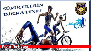 Bisiklet ve triatlon yarışları nedeniyle pazar günü yol kapatılacak