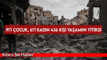 İsrail’in Gazze Şeridi’ne saldırılarında can kaybı 436’ya yükseldi