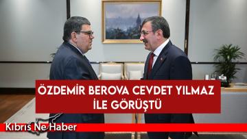 Bakan Berova TC Cumhurbaşkanı Yardımcısı Yılmaz tarafından kabul edildi