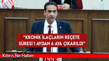 Gardiyanoğlu: “Kronik ilaçların reçete süresi 1 aydan 6 aya çıkarıldı”