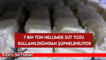 Güneyde üretilen 7 bin ton hellimde süt tozu kullanıldığından şüpheleniliyor