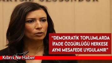 Özdenefe: Demokratik toplumlarda ifade özgürlüğü herkese aynı mesafede uygulanır