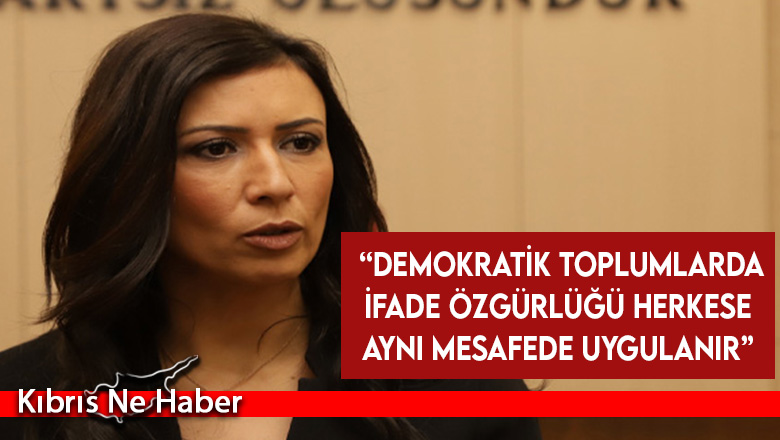Özdenefe: Demokratik toplumlarda ifade özgürlüğü herkese aynı mesafede uygulanır
