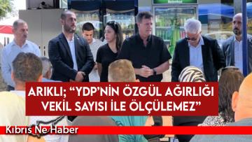 Arıklı; “Kronikleşmiş sorunları çözüp, gerekli reformları yapacağız”
