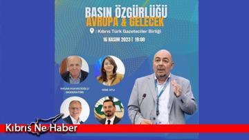 “Basın Özgürlüğü, Avrupa ve Gelecek” konulu panel düzenleniyor