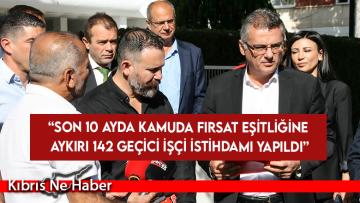 KTAMS, kamu istihdamlarına ilişkin yasa önerisini muhalefete sundu