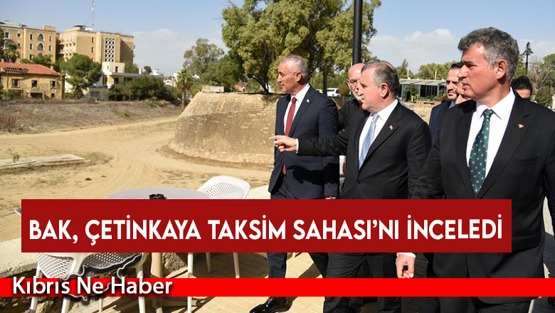 TC. Spor Bakanı Osman Bak, Çetinkaya Taksim Sahası’nı inceledi