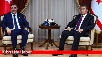 TC Cumhurbaşkanı Yardımcısı Yılmaz, Başbakan Üstel’i ziyaret etti