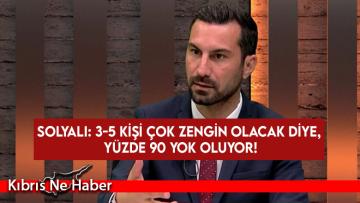 Solyalı: “Halkın yüzde 90’ı yok olma pozisyonunda” 