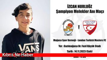 İzcan Nurluöz anısına futbol maçı düzenlenecek