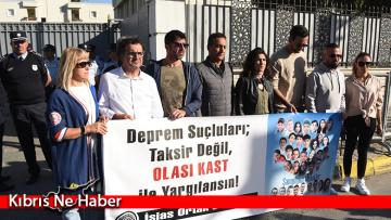 KTOEÖS, Elçilik önünde İsias’ta hayatını kaybedenler için adalet çağrısında bulundu