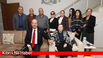 Cumhurbaşkanı Tatar, iki şehit ailesini ziyaret etti