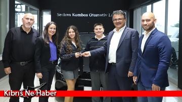 CTP Piyangosunu kazanan aile aracına kavuştu