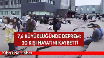 Japonya’da 7,6 büyüklüğünde deprem: 30 kişi hayatını kaybetti