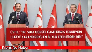 Yılmaz: “Bu Camii Kıbrıs Türkünün neler yapabileceğinin bir göstergesidir”