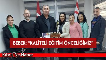 Pile Türk İlkokulu ve Okul Aile Birliği, Beyarmudu Belediye Başkanı Bülent Bebek’i Ziyaret Etti