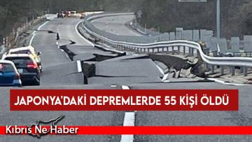 Japonya’daki depremlerde 55 kişi öldü