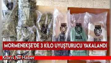 Mormenekşe’de ‘Baston Operasyonu’: 3 kilo uyuşturucu ele geçirildi, 2 kişi tutuklandı
