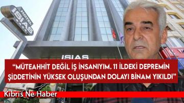 Isias Otel’in sahibi Ahmet Bozkurt: “Bana atılan iftiraları kabul etmiyorum”