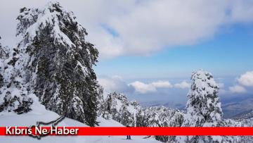 Trodos’ta 3 gün kar yağması bekleniyor