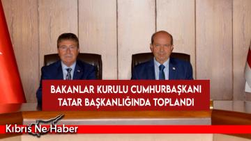 Bakanlar Kurulu Cumhurbaşkanı Tatar başkanlığında toplandı