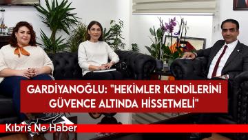 Gardiyanoğlu, Tıp-İş heyetini kabul etti
