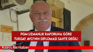 PGM uzmanlık raporuna göre YÖDAK Başkanı Turgay Avcı’nın diploması sahte değil!