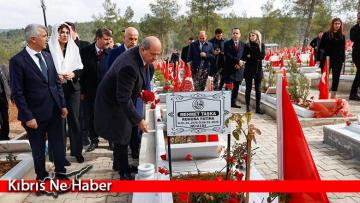 Cumhurbaşkanı Tatar, Kahramanmaraş’ta Deprem Şehitliği’ni ziyaret etti