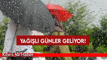 Yarından itibaren yağışlı hava geliyor