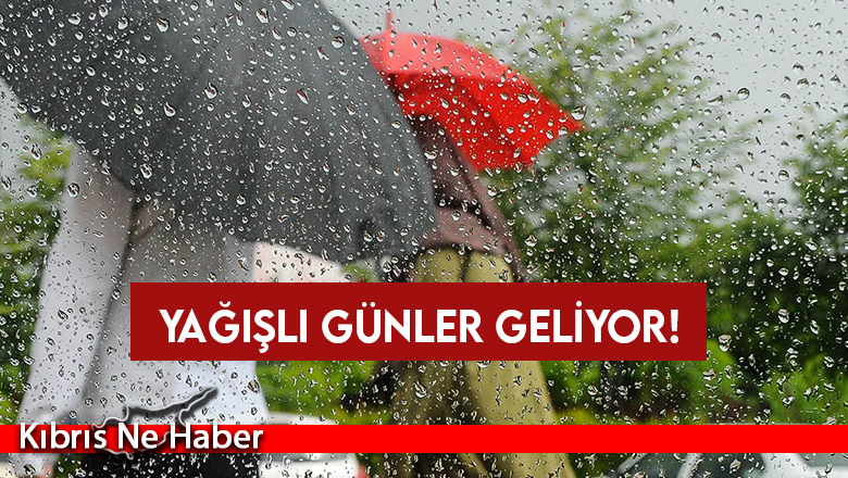 Yarından itibaren yağışlı hava geliyor