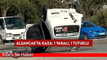 Alkollü sürücü kazaya sebep oldu