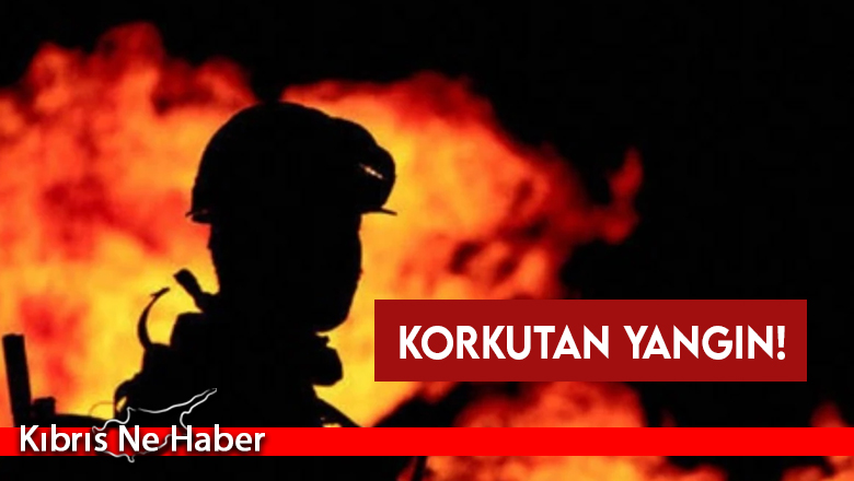 Girne’de yangın: Dumandan etkilenen bir kişi hastaneye kaldırıldı