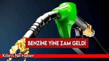 Benzine yine zam geldi