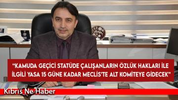Atan: Yasa 15 güne kadar Meclis’te alt komiteye gidecek