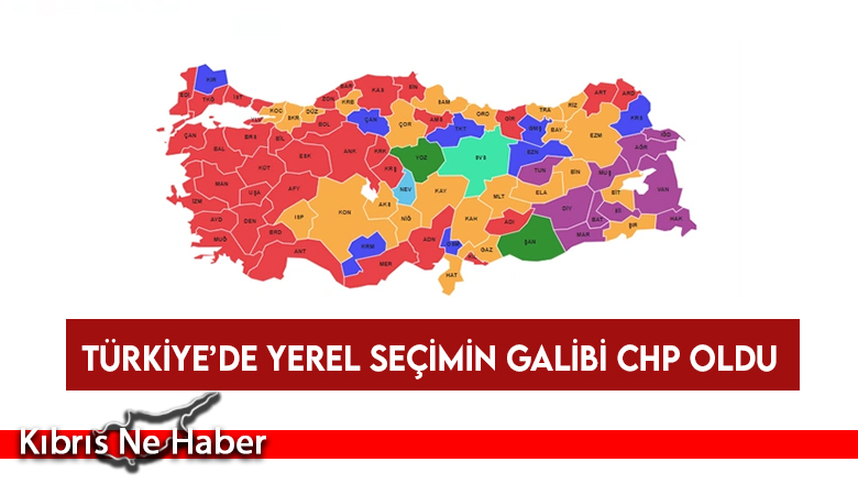 Türkiye’de yerel seçimin galibi CHP oldu