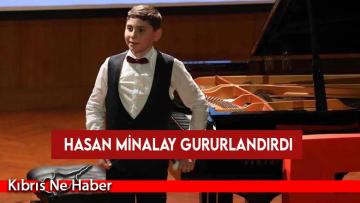 Kıbrıslı Türk Hasan Minalay, İzmir’deki piyano yarışmasında birinci oldu
