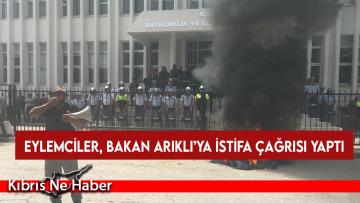 Hayvan üreticileri Bayındırlık ve Ulaştırma Bakanlığı önünde…