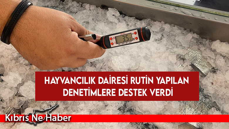 Hayvancılık Dairesi rutin yapılan denetimlere destek verdi