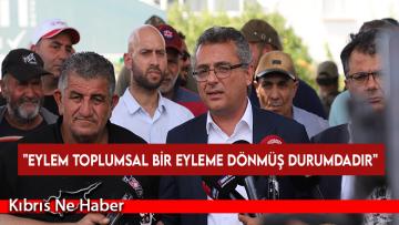 Erhürman: Eylem toplumsal bir eyleme dönmüş durumdadır
