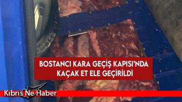 Bostancı Kara Geçiş Kapısı’nda kaçak et ele geçirildi, 1 kişi tutuklandı!