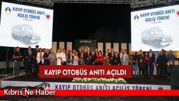 Kayıp Otobüs Anıtı açıldı