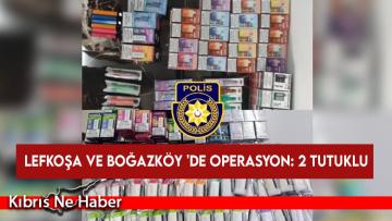 Gümrüksüz sigara, elektronik sigara ve nargile tespit edildi: 2 tutuklu