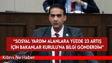 Gardiyanoğlu: Sosyal yardım alanlara yüzde 23 artış için Bakanlar Kurulu’na bilgi gönderdim